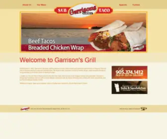 Garrisonsgrill.com(Garrisons Grill) Screenshot