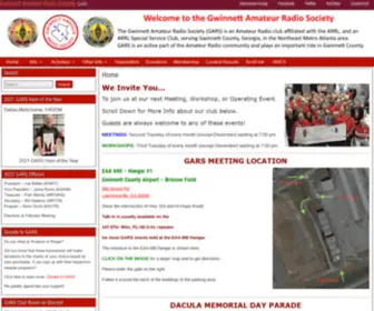 Gars.org(Gwinnett Amateur Radio Society) Screenshot