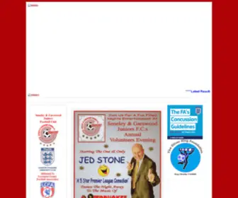 GarswoodjFC.com(Seneley & Garswood Juniors Football Club) Screenshot