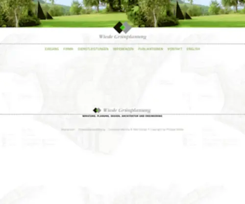 Garten-Architektur.ch(Landschaftsarchitekt Jochen Wiede Grünplanung) Screenshot