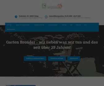 Garten-Bronder.de(Garten Bronder) Screenshot