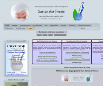 Garten-Der-Poesie.de(Garten der Poesie) Screenshot