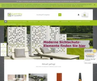 Garten-IM-Quadrat.de(Online-Shop für den modernen Garten) Screenshot