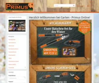 Garten-Primus.de(Garten Primus Online Shop) Screenshot