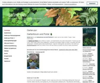 Garten-Pur.de(Gartenforum und Portal) Screenshot