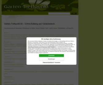 Garten-Treffpunkt.de(Online-Katalog und Gartenlexikon) Screenshot