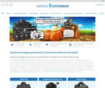 Garten-Zisternen.de(Zisterne & Regenwassertank online bestellen) Screenshot