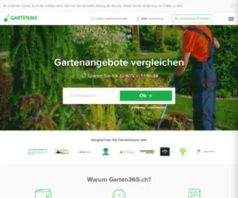 Garten365.ch(Gartenangebote vergleichen) Screenshot
