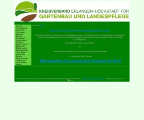 Gartenbauvereine-ERH.de(Kreisverband) Screenshot