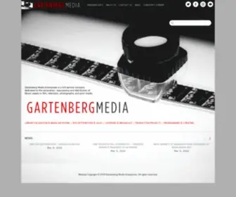 Gartenbergmedia.com(Gartenberg Media Enterprises) Screenshot