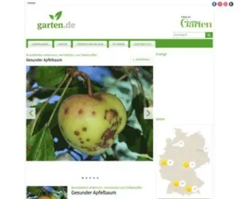 Garten.de(Pflanzen, Gartenpflege, Garten-News, Terrasse und Balkon) Screenshot