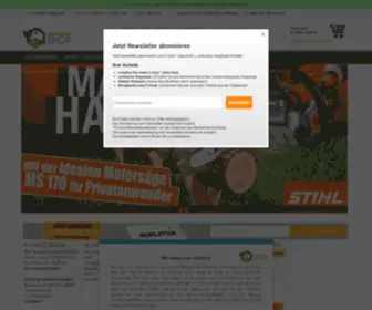 Gartengeraete-Shop.de(Stihl & Viking Gartengeräte Shop) Screenshot