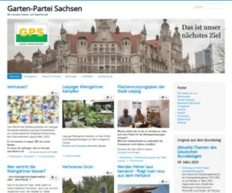 Gartenpartei.org(Kleigärtner) Screenshot