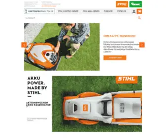 Gartenprofiwelt24.de(STIHL Fachhändler für Anfänger & Profis) Screenshot