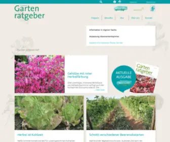 Gartenratgeber.de(Startseite) Screenshot