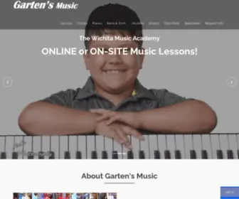 Gartensmusic.com(Fun music lessons and great instruments) Screenshot