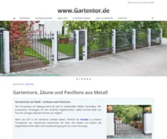 Gartentor.de(Gartentore und Z) Screenshot