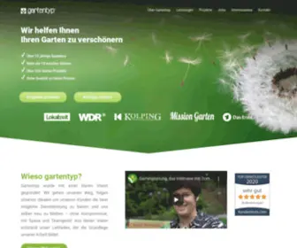 Gartentyp.com(Gartenbau Wuppertal Landschaftsbau Terrassen) Screenshot