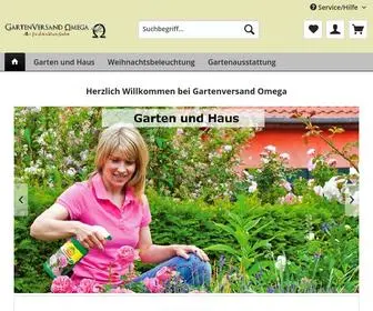 Gartenversand-Omega.de(Gartenversand Omega) Screenshot