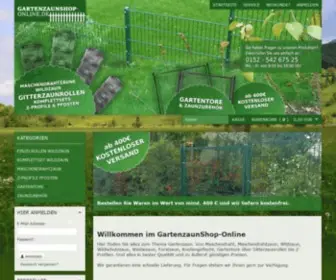 Gartenzaunshop-Online.de(Maschendrahtzäune) Screenshot