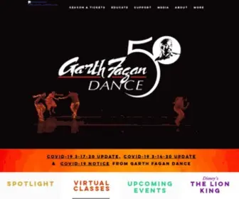 Garthfagandance.org(Garth Fagan Dance) Screenshot