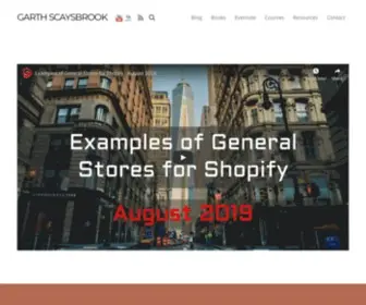 Garthscaysbrook.com(My Journey) Screenshot