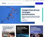 Gartner.com Screenshot