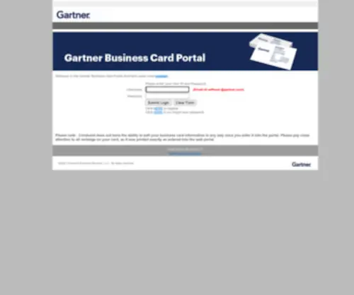 Gartnerxprint.com(Gartner Marketing Portal) Screenshot