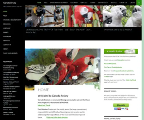 Garudaaviary.org(Garuda Aviary Garuda Aviary) Screenshot