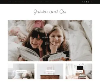 Garvinandco.com(Motherhood, Lifestyle & Design Blog by Jessica Garvin) Screenshot