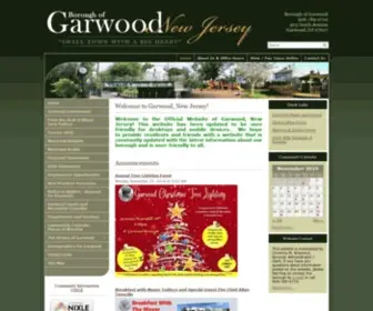 Garwood.org(The Official Site of Borough of Garwood) Screenshot