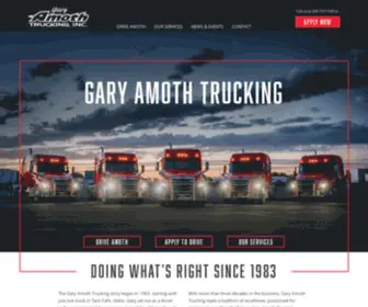 Garyamothtrucking.com(Amoth Index) Screenshot