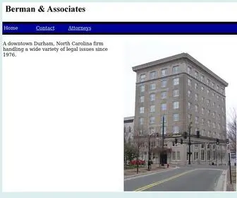 Garybermanlaw.com(Berman & Associates) Screenshot