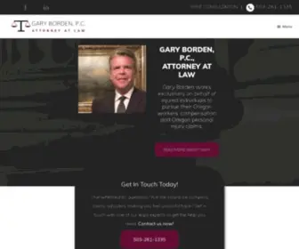 Garybordenlaw.com(Portland Workers Compensation Attorney) Screenshot