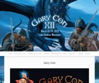 Garycon.com(Gary Con XVI) Screenshot