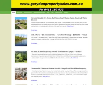 Garydunpropertysales.com.au(Gary Dun Property Sales) Screenshot