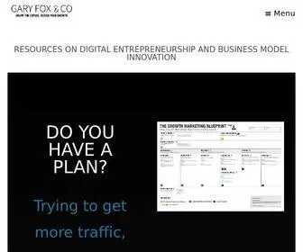 Garyfox.co(Rated #1 business model innovation strategy consultant. Gary Fox) Screenshot