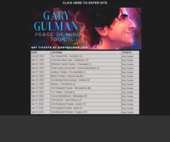 Garygulman.com(Gary Gulman Official Website) Screenshot