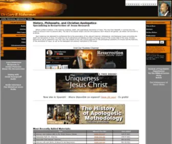 Garyhabermas.com(Resurrection) Screenshot