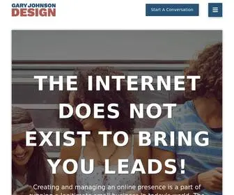 Garyjohnsondesign.com(Gary Johnson's Professional Website) Screenshot