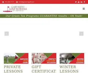 Garykentgolf.com(Gary Kent Golf Schools) Screenshot
