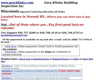 Garyklinka.com(Garyklinka) Screenshot