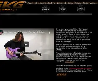 Garykramerguitar.com(Gary Kramer Guitar) Screenshot