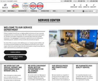 Garylangservice.com(Our Service Department) Screenshot