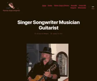 Garyleewingard.com(Musician, Singer, Songwriter) Screenshot