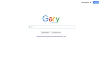 Garylemasson.com(Hi... My name) Screenshot