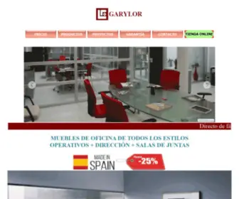 Garylor.com(Muebles de oficina) Screenshot