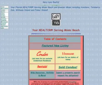 Garylynn.com(Gary Lynn Realty) Screenshot