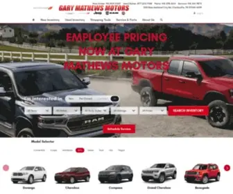 Garymathewsmotors.com Screenshot