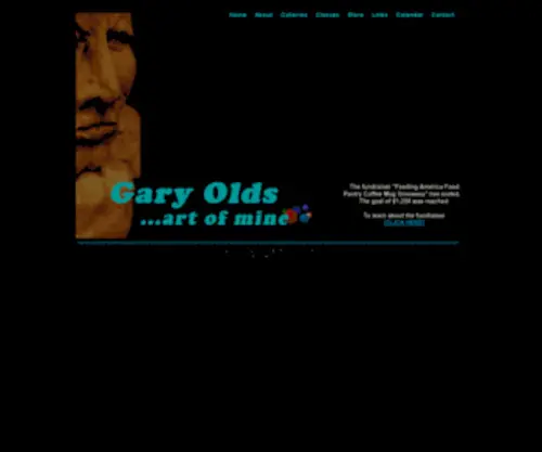 Garyolds.com(Home, Gary Olds) Screenshot
